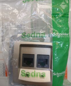 ΠΡΙΖΑ  2XRJ45 CAT6 SEDNA ΤΙΤΑΝΙΟ