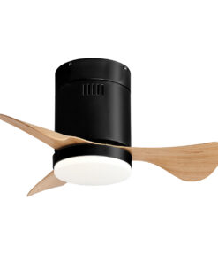 it-Lighting Elsinor Ανεμιστήρας Οροφής με LED 15W, DC Μοτέρ & Smart App - Μαύρο/Ξύλο (102000480)