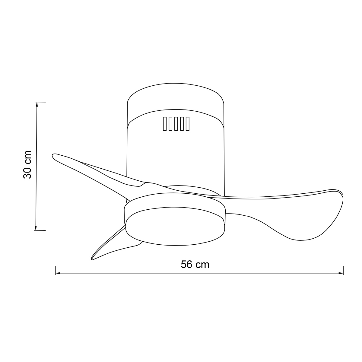 it-Lighting Elsinor Ανεμιστήρας Οροφής με LED 15W, DC Μοτέρ & Smart App - Μαύρο/Ξύλο (102000480) - Image 2
