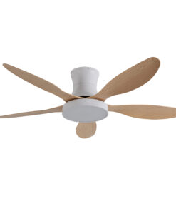 it-Lighting Denali Ανεμιστήρας Οροφής με LED 24W, DC Μοτέρ & Smart App - Λευκό/Ξύλο (102000710)