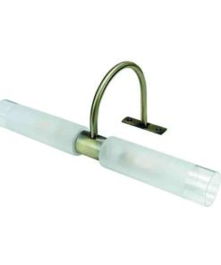 InLight Επιτοίχιο φωτιστικό από οξυντέ μέταλλο και αμμοβολή γυαλί 2XG9 D:31,5cm (1046-Οξυντέ)