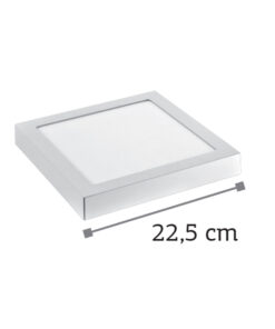 Alternative view of InLight LED Mounted Panel 20watt Τετράγωνο 3000K Θερμό Λευκό D:22,5cm (2.20.03.1)