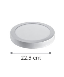Alternative view of InLight LED Mounted Panel 20watt Στρογγυλό 3000Κ Θερμό Λευκό D:22,5cm (2.20.04.1)