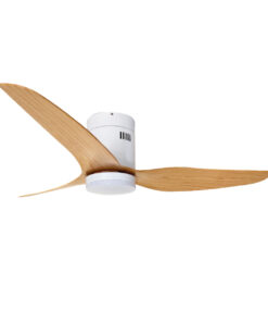 it-Lighting Alamo Ανεμιστήρας Οροφής με LED 15W, DC Μοτέρ & Smart App - Λευκό/Ξύλο (102000510)