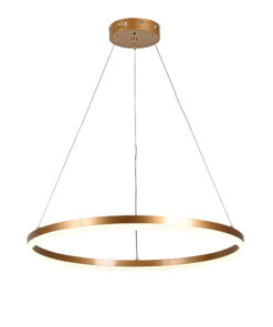 Inlight Κρεμαστό φωτιστικό LED 45W 3CCT (by switch on base) D:60cm (6095-C-Golden)