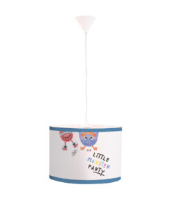 InLight Κρεμαστό φωτιστικό από καπέλο και λευκή ανάρτηση D:35cm (4035)