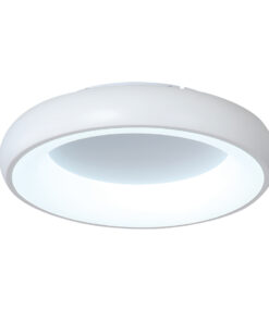 InLight Πλαφονιέρα οροφής LED 36W 3CCT από λευκό ακρυλικό D:60cm (42020-A-White)