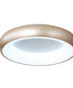 InLight Πλαφονιέρα οροφής LED 24W 3CCT από χρυσαφί και λευκό ακρυλικό D:40cm (42021-B-Golden)