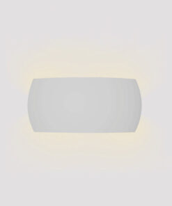 Inlight Επιτοίχιο Φωτιστικό Γύψινο Λευκό 1×E14 – Up/Down 31 cm (43050-White)