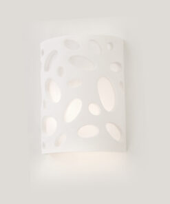 InLight Επιτοίχιο φωτιστικό λευκό από γύψο 1XE14 D:18cm (43343)
