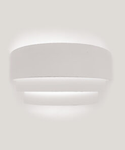 InLight Επιτοίχιο φωτιστικό λευκό από γύψο 1XE14 D:29cm (43388)