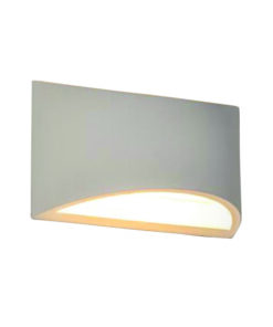 InLight Επιτοίχιο φωτιστικό λευκό από γύψο 1XG9 D:20cm (43415)