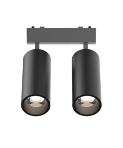 InLight Φωτιστικό LED 2x9W 3CCT για Ultra-Thin μαγνητική ράγα σε μαύρη απόχρωση D:16cmX4,4cm (T05205-BL)