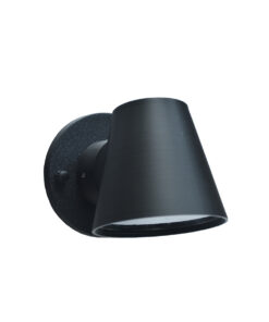 it-Lighting Canyon 1xGU10 Outdoor Wall Lamp Black D:100x105x135mm (80206214)