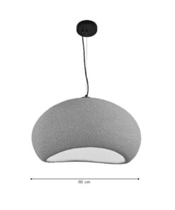 InLight Κρεμαστό φωτιστικό από Fiberglass 1XE27 D:60cm (4053-A)