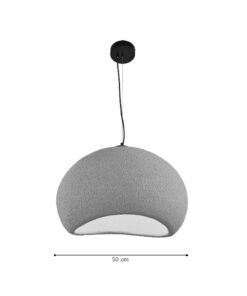 InLight Κρεμαστό φωτιστικό από Fiberglass 1XE27 D:50cm (4053-B)