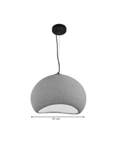 InLight Κρεμαστό φωτιστικό από Fiberglass 1XE27 D:40cm (4053-C)