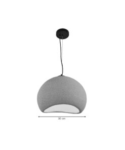 InLight Κρεμαστό φωτιστικό από Fiberglass 1XE27 D:30cm (4053-D)