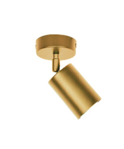 InLight Επιτοίχιο σποτ από χρυσαφί μέταλλο 1XGU10 D:15cm (9082-1)