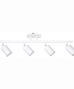 InLight Επιτοίχιο σποτ από μέταλλο σε λευκή απόχρωση 4XGU10 D:70cm (9086-4)