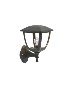 it-Lighting Avalanche 1xE27 Outdoor Wall Lamp Black D:22cmx30cm (80201214)