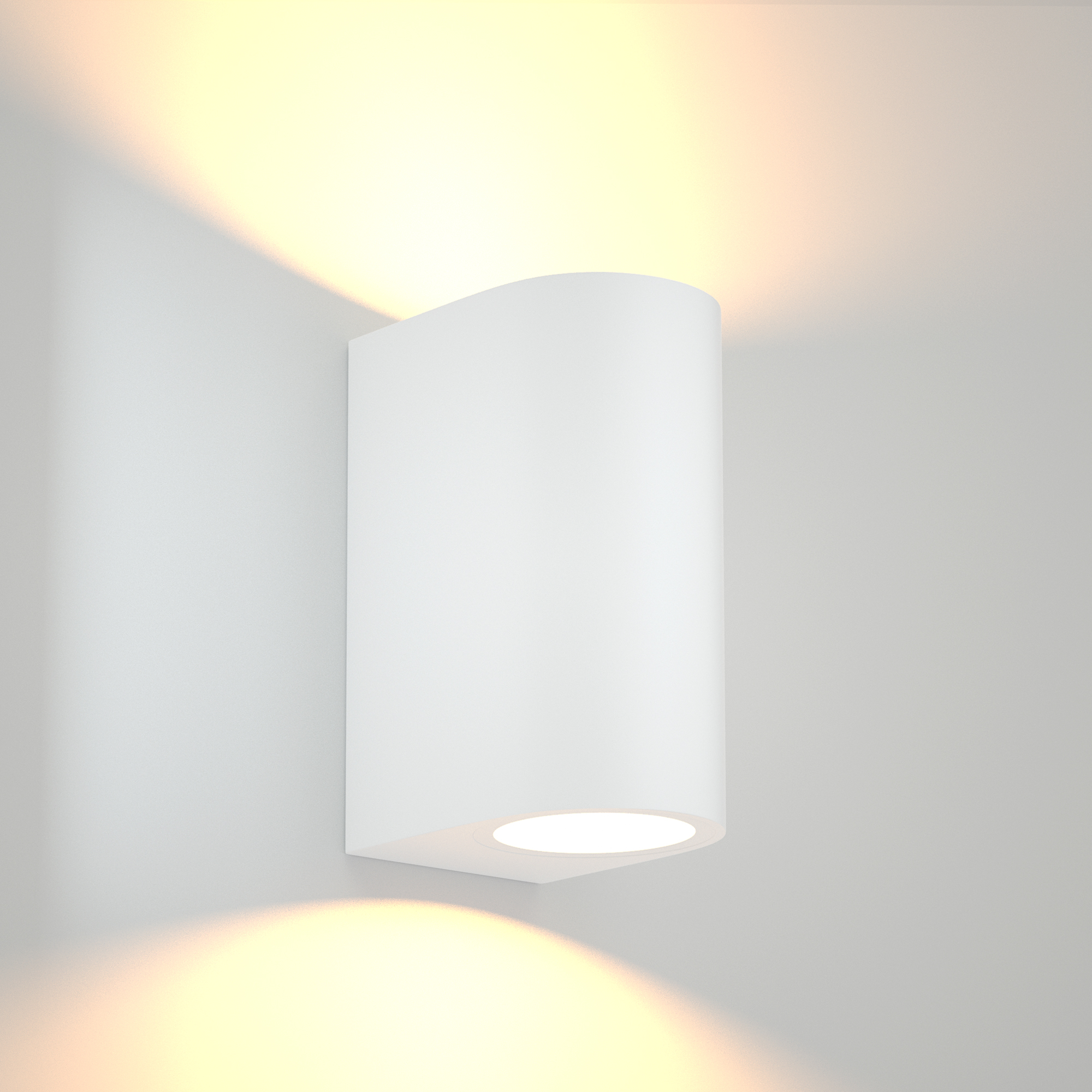 it-Lighting Michigan Λευκό - Εξωτερικό Φωτιστικό Τοίχου Up & Down IP54 (80200124) - Image 2