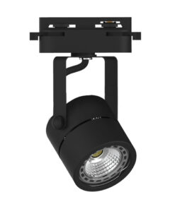 InLight Σποτ Ράγας Μαύρο 1XGU10 D:8cmX14cm (T00600-BL)