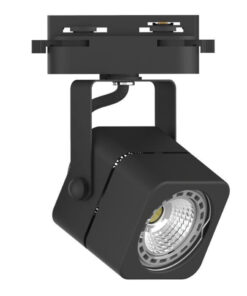 InLight Σποτ Ράγας Μαύρο 1XGU10 D:8cmX14cm (T00700-BL)