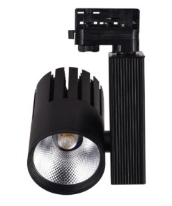 InLight Σποτ τριφασικής ράγας LED 30W 3000K σε μαύρη απόχρωση D:10cmX20cm (T00801-BL)