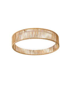 Inlight Πλαφονιέρα οροφής LED 24W 3CCT (by switch on base) από σχοινί και ακρυλικό D:33cm (42039-C)