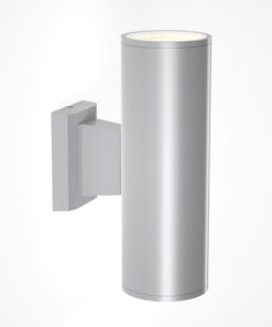 it-Lighting Winnipeg 2xΕ27 Outdoor Up-Down Wall Lamp Grey D:15.3cmx26cm (80203434)