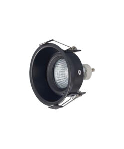 InLight Χωνευτό σποτ από μαύρο μέταλλο 1XGU10 D:8cm (Χ0010-BL)