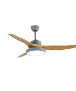 it-Lighting Nitinat Ανεμιστήρας Οροφής με LED 25W, DC Μοτέρ & Smart App - Γκρι/Ξύλο (102000230)