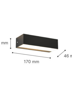 Alternative view of it-Lighting Martin LED 9W 3CCT Outdoor Up-Down Wall Lamp White D:17cmx4.6cm (80200820)
