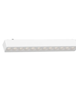 InLight Φωτιστικό LED 12W 3CCT για Ultra-Thin μαγνητική ράγα σε λευκή απόχρωση (by tuya and zigbee) D:23cmX2,4cm (T04605-WH)