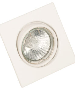 InLight Χωνευτό σποτ από λευκό μέταλλο 1XGU10 D:9cm (43278-Λευκό)