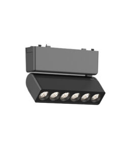 InLight Φωτιστικό LED 6W 3000K για Ultra-Thin μαγνητική ράγα σε μαύρη απόχρωση D:12,2cmX8cm (T03301-BL)