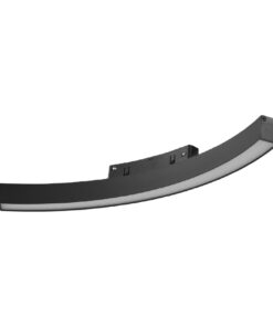 Inlight Γραμμικό φωτιστικό LED 12W 3CCT για Curved μαγνητική ράγα σε μαύρη απόχρωση D:34x2,2x2,5cm (TMC0021-Black)