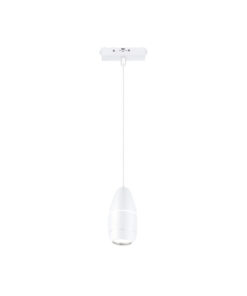 Inlight Κρεμαστό Φωτιστικό LED 5W 3CCT για Ultra-Thin μαγνητική ράγα σε λευκή απόχρωση D:9Χ12cm (TMU0220-White)
