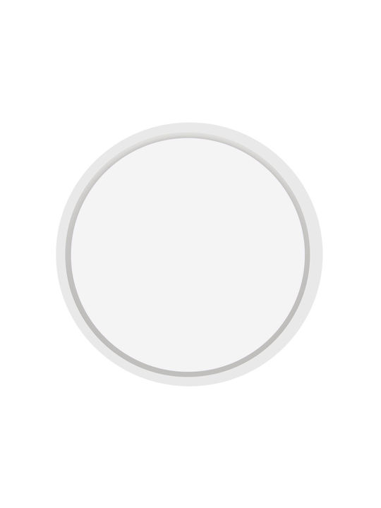 Panel οροφής CCT LED 2.5cm 3000K 4000K or 6000K 36W 3.600lm CRI>80 120° IP40 ø50x2.5cm λευκό