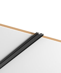 InLight Ultra-Thin μαγνητική ράγα σε μαύρη απόχρωση D:2m (TR008-BL)