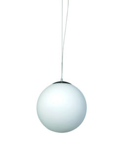 InLight Κρεμαστό Φωτιστικό Οροφής Λευκή Οπαλίνα 40cm – Ντουί E27 (4253-Β)