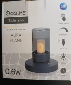 Alternative view of ΠΟΡΤΑΤΙΦ AURA FLAME ΓΚΡΙ 3000K DIM ΕΠΑΝΑΦΟΡΤΙΖΟΜΕΝΟ 17-00950-10