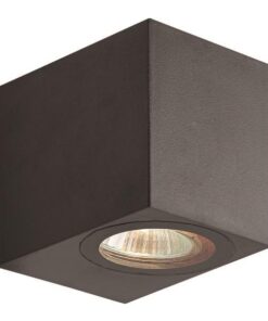 ΑΠΛΙΚΑ ΤΟΙΧΟΥ DOWN ΤΕΤΡΑΓΩΝΗ GU10 80x70x90mm IP65 ΜΑΥΡΗ ARTE ILLUMINA