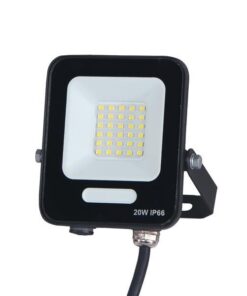 ΠΡΟΒΟΛΕΑΣ LED SMD 20W ΜΑΥΡΟΣ IP66 4000K PLUS