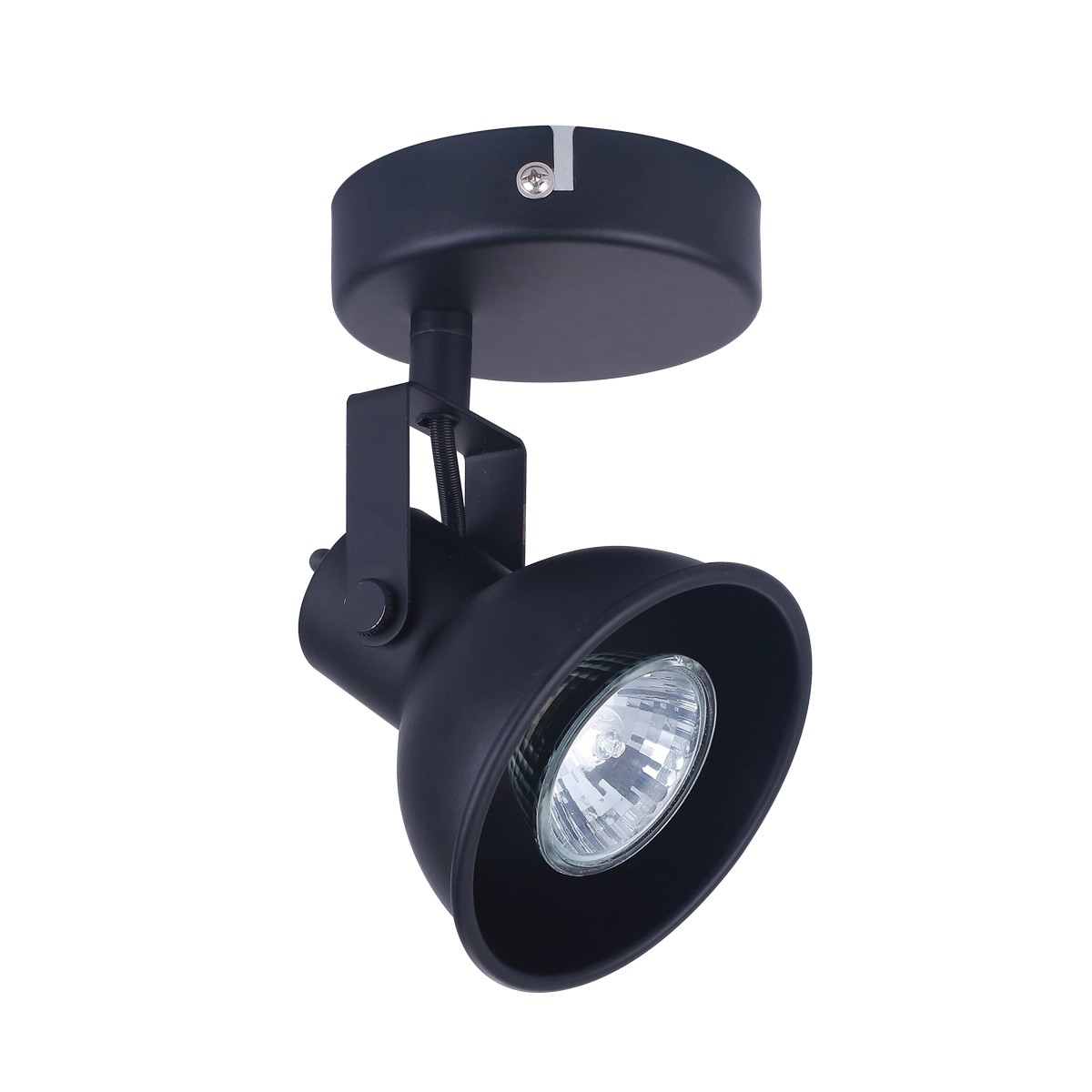 Σποτ αλουμινίου οροφής 240V GU10 Max IP20 10x14.5cm μαύρο VK/03106CE/B 64174-030108