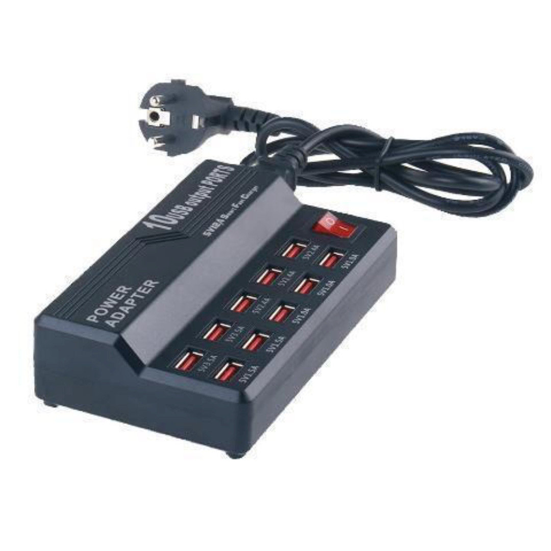 ΠΟΛΥΠΡΙΖΟ 10 USB 5V/12A 60W AC100-240V 80-00143