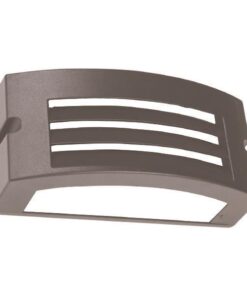 ΑΠΛΙΚΑ ΤΟΙΧΟΥ LM04 ΟΒΑΛ E27 MAX 10W LED 220X99X100 IP54 ΓΚΡΙ PRO ARTE ILLUMINA