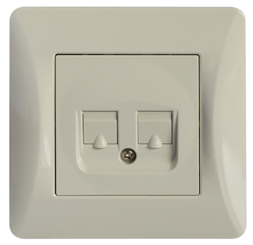 ΠΡΙΖΑ ΔΙΠΛΗ DATA RJ45 ΙΒΟΥΑΡ Hseries