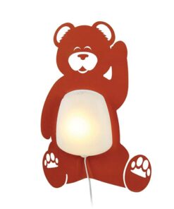 BEAR ΑΥΤΟΚΟΛΛΗΤΟ KOKKINO ΔΙΑΚΟΣΜΗΤΙΚΟ